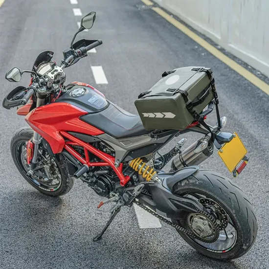 Leyi Waterproof Motorcycle Bag Travel Motorcycle Tail Bag Hard Shell Motorcycles Rear Hard Sanddle Bag