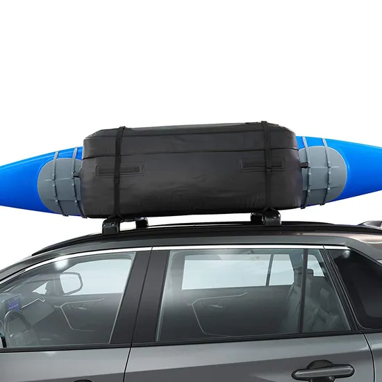 Leyi Wholesale Black Roof Travel Bags, 175L Roof Storage Bag, Car Roof Top Cargo Bag Solid Foldable Base