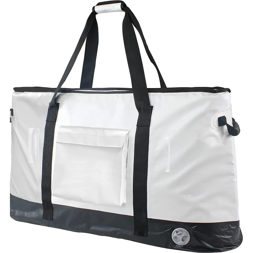 Leak Proof Fish Bag Large Portable Custom Logo PVC Durable Fishing Bag Waterproof Insulated Fishing Bag