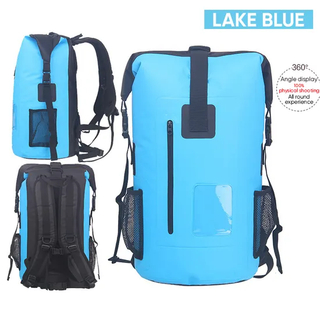 Customized PVC Waterproof Dry Bag Hiking Backpack