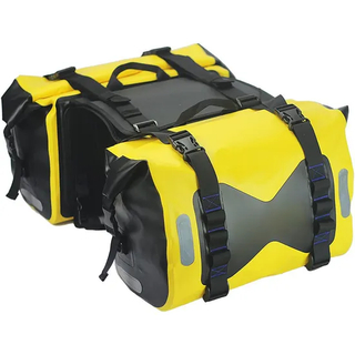Double Side Outdoor PVC 2 in 1 Tail Bag Motorbike Saddle Bag Travel Waterproof Motorcycle Side Bag