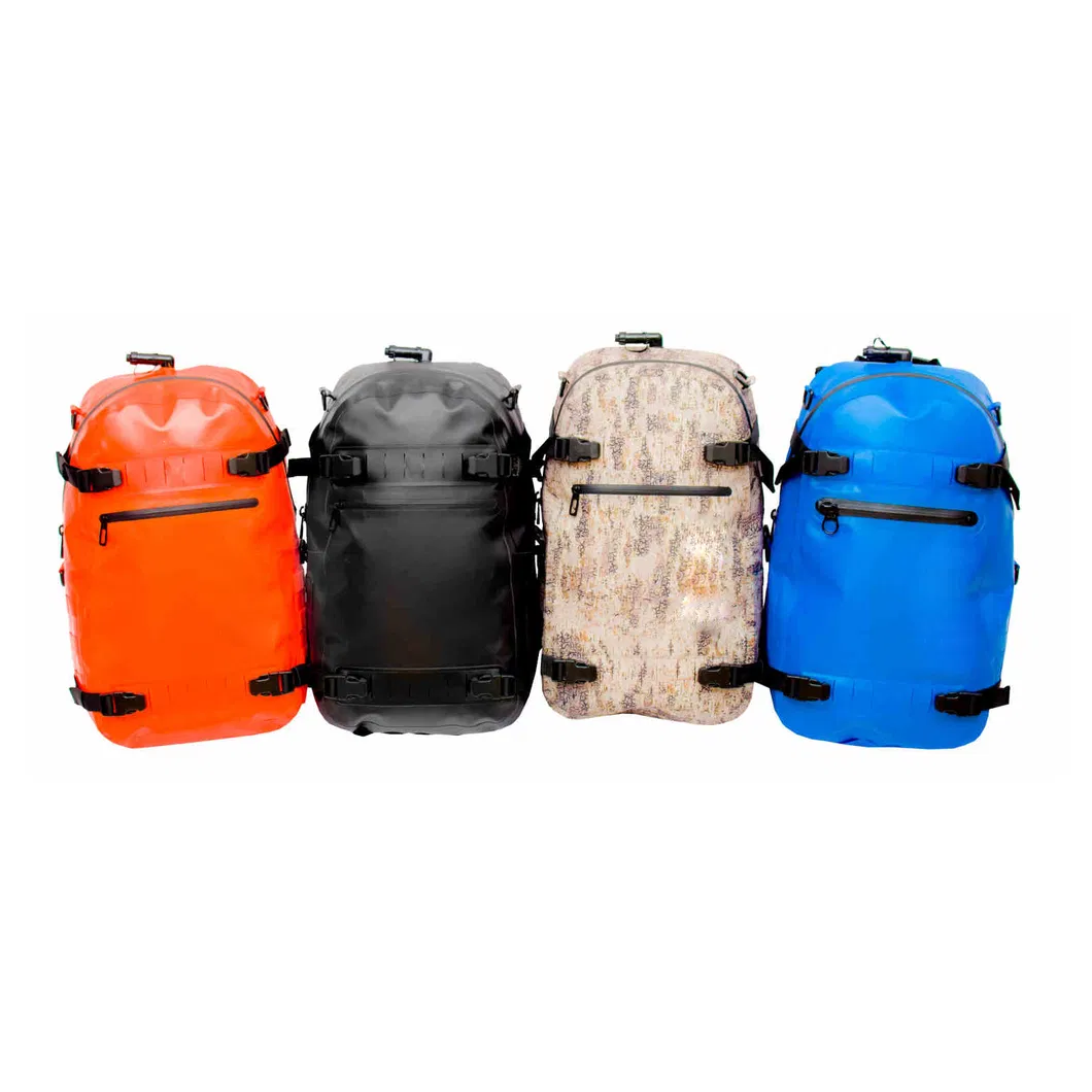 Wholesale Large Fishing Bag Outdoor Fishing Rod Holder PVC TPU Waterproof Fishing Tackle Backpack