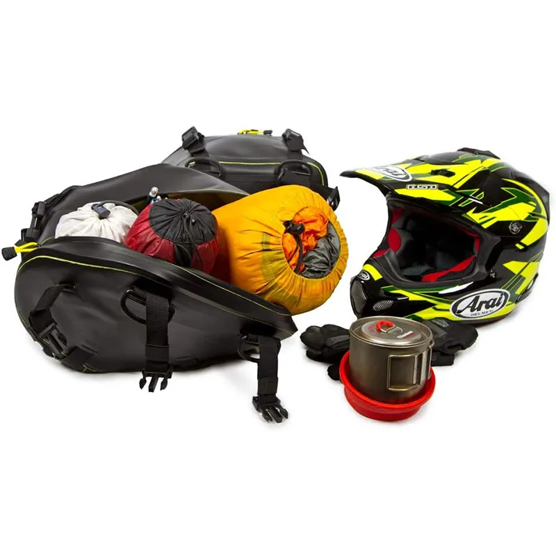 Motorcycle Side Bag Polyester Camping Motorbike Tail Seat Pack for Motorcycle Luggage