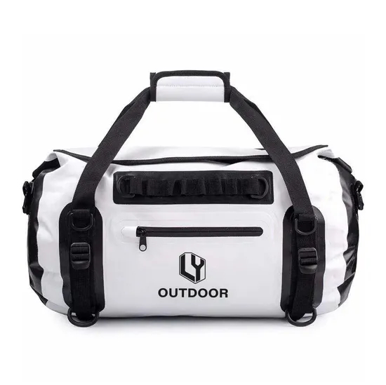 Hot Sales Durable Custom Logo PVC Tarpaulin Sports Dry Duffle Waterproof Travel Duffel Bag