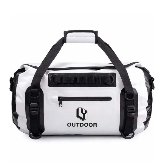 Hot Sales Durable Custom Logo PVC Tarpaulin Sports Dry Duffle Waterproof Travel Duffel Bag