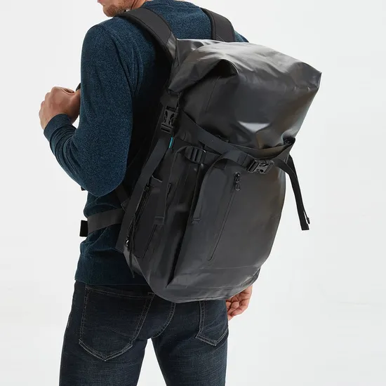 Waterproof PVC Backpack Hiking Camping Shoulder Bag