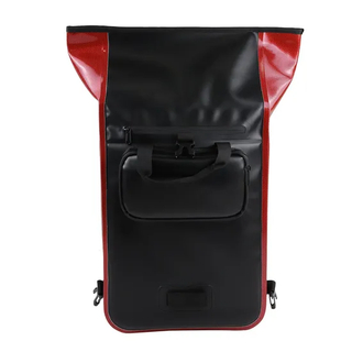 Custom Logo Waterproof Bicycle Pannier Bag Inside Laptop Pocket Travel Bag Bike Seat Bag