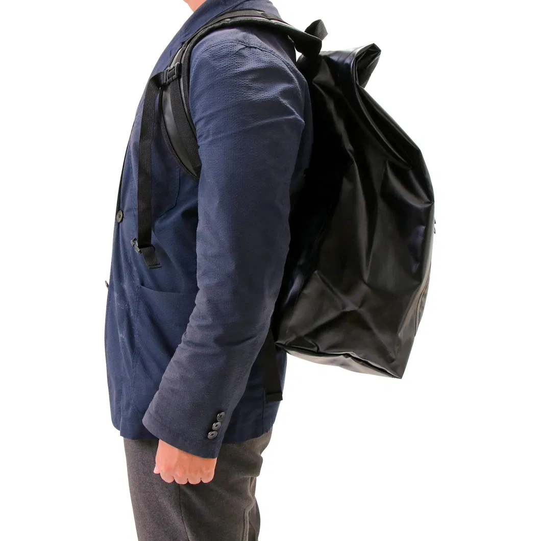 Leyi Recycled Roll Top Backpack Sports Outdoor Waterproof Custom Durable Daily Laptop Bag