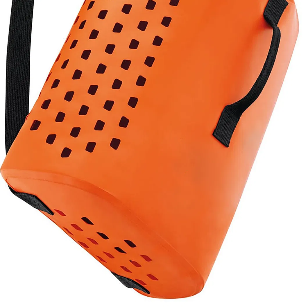 25L Canyoning Rope Bag Waterproof TPU Backpack Multiple Drain Holes for Kayaking Drifting