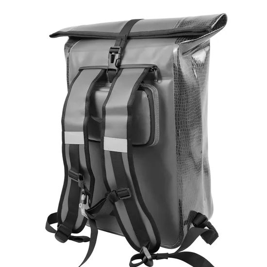 Wholesales Waterproof Big Capacity Bike Bicycle Travelling Bags Roll Top Cycling Pannier Outdoor Backpack