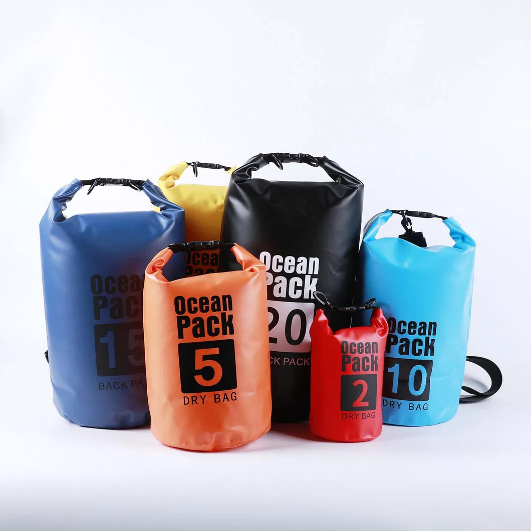 OEM Wholesale Custom Logo Swim Bag 2L 3L 5L 10L 15L 20L 25L 30L Outdoor Sport Waterproof Dry Bag