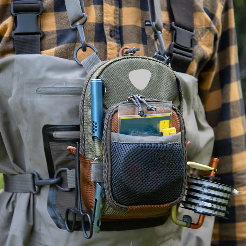 Leyi New Design Custom Logo Outdoor Cycling Sports Fishing Sling Tackle Bag