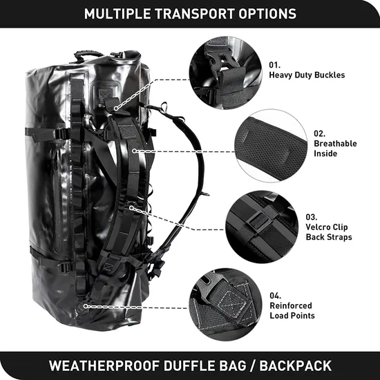 Leyi Large Capacity Sport Gym Weekender Tote Luggage Duffle Travel Bag