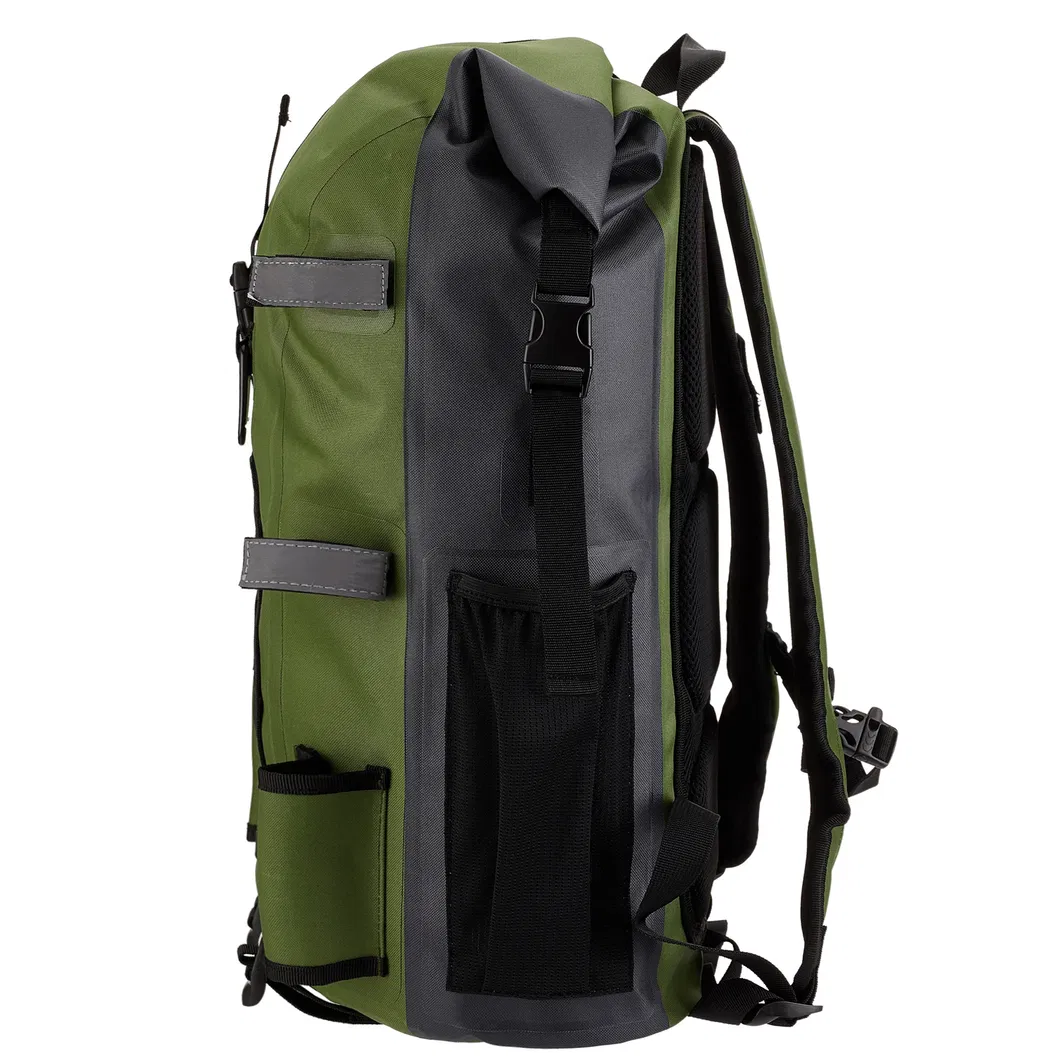 Leyi Custom Logo Waterproof Fabric Backpack Fly Fishing Boat Rod Bag Camo with Logo Waterproof Leisure Bag