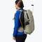 Leyi Customized Waterproof Genuine Leather Canvas Backpack Multifunctional Outdoor Fishing Tackle Shoulder Bag