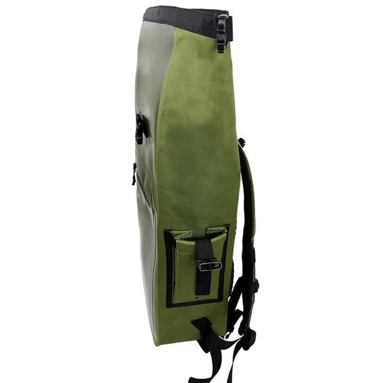 Leyi Rolltop Waterproof Backpack Leather Washed Canvas Backpack Outdoor Activities Large Travel Custom Backpack Manufacturer