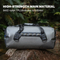 Leyi Custom Logo Camping Bag 70 L, Custom Gray Waterproof Duffel Bag, Quality Waterproof Vintage Waxed Canvas Duffle Bag