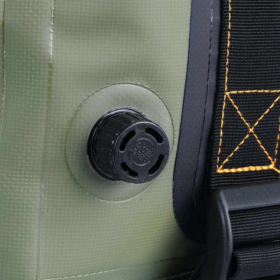 Custom Logo Lightweight 500d PVC Tarpaulin Camping Hiking Fishing Waterproof Duffel Dry Bag Waterproof Fishing Rod Tackle Bag
