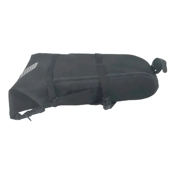 Reflective Rear Cycling Saddle Bag Taillight MTB Rode Bike Large Capacity Bag Bicycle Accessories Pouch