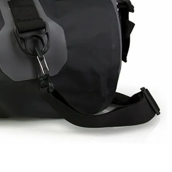 Leyi Motorcycle Tail Bag Motorbike Lightweight Waterproof Foldable Bag for Outdoor Travel Bag Black Duffle Sport Style