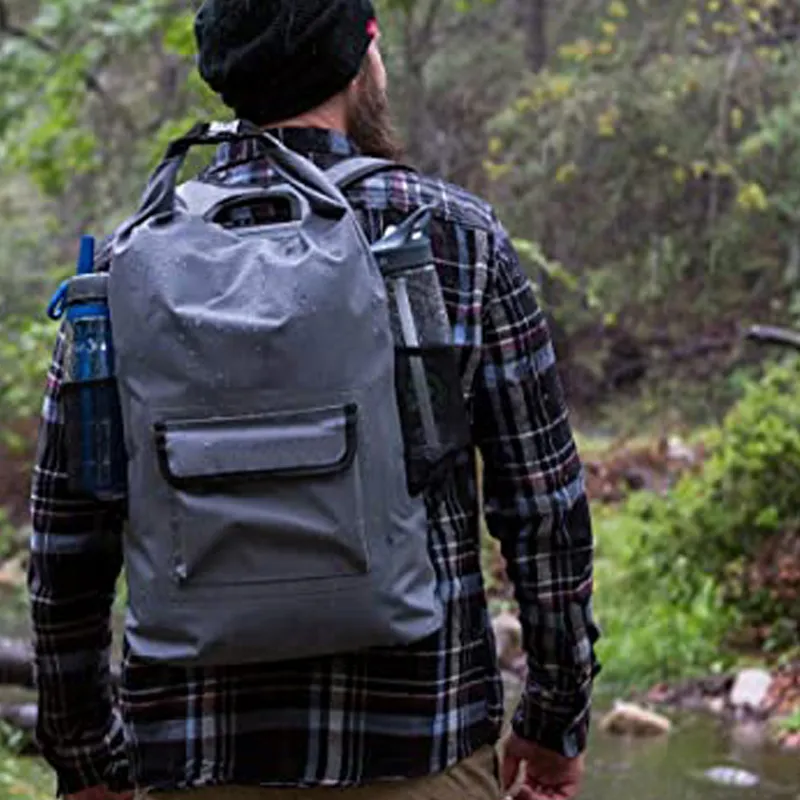 Leyi 2024 Outdoor Waterproof Backpack Hiking Mountaineering Kayak Waterproof Bag Custom Roll-Top PVC Dry Bag