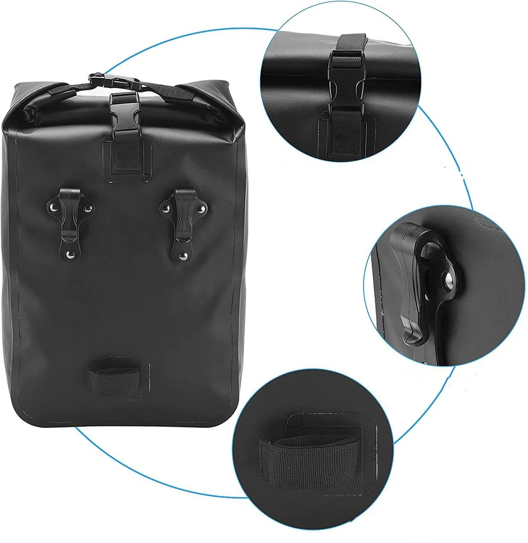 Leyi Soft Pannier Bag for Motorcycle Universal Bracket for Motorcycle Side Pannier Bag Pannier Bags Bicycle Custom Logo