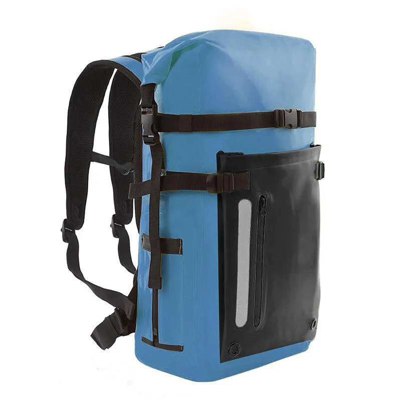 OEM Custom Logo 500d PVC Outdoor Sport Swimming Diving Equipment Water Proof Bag 30L Hiking Waterproof Backpack