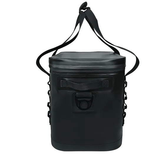 Custom Black Waterproof Cooler Bags Portable Outdoor Camping Picnic Soft Cooler Bag