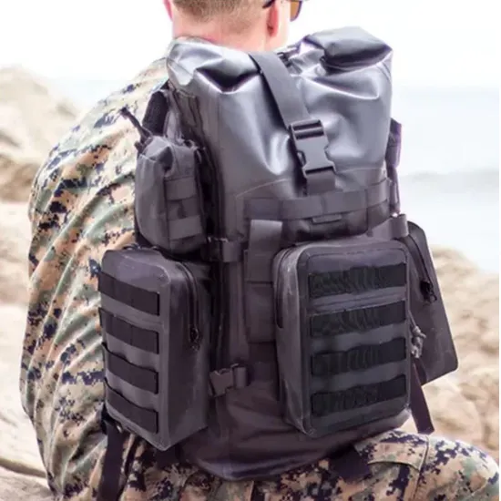 Leyi Outdoor Tactical PVC TPU Waterproof Pouch Waterproof Zipper Travel Pouch Dry Bag