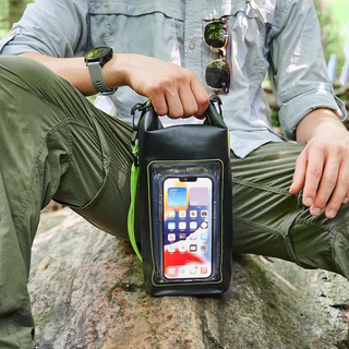 Leyi Clear Waterproof Pouch with Waterproof Zipper Outdoor Waterproof Cycling Pouch High Quality Waterproof Mobile Pouch