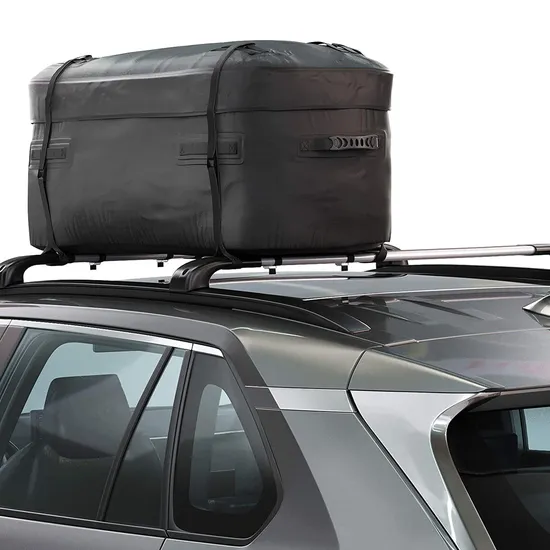 Leyi Wholesale Black Roof Travel Bags, 175L Roof Storage Bag, Car Roof Top Cargo Bag Solid Foldable Base