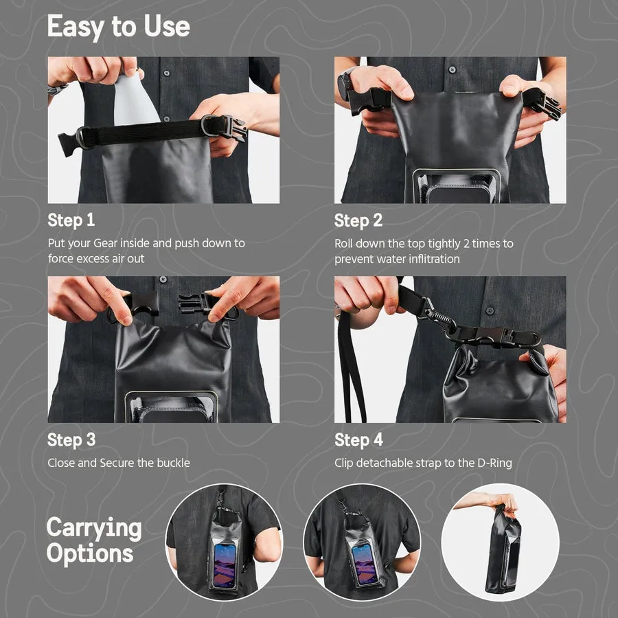 Leyi Mobile Phone Water Proof Pouch Heavy Duty Sealing Waterproof Pouch Waterproof Cell Mobile Phone Bag Pouch