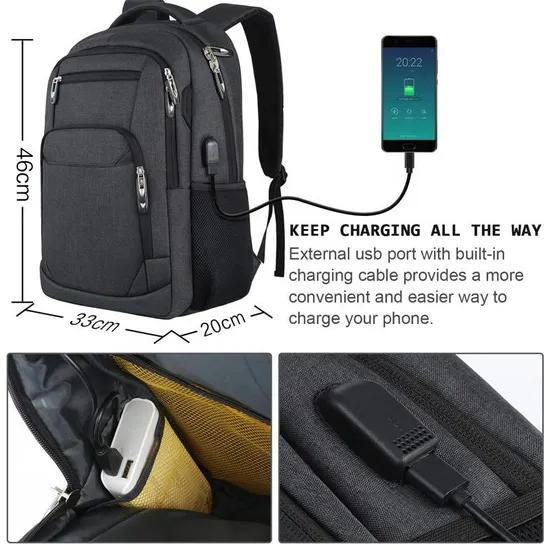 Leyi Custom Design Backpack 2024 Low Price Fashion Casual Travel Outdoor Backpack Computer Bag Laptop Backpack with USB Charging