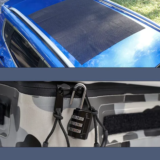 Leyi 13 Cubic Rooftop Cargo Carrier Car Roof Boxes Bags Vehicles Storage Roof Rack Bag, Any Car Roof Travel Bag