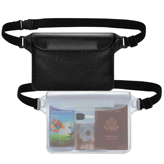 Leyi Water Proof Belt Bag Waterproof Swimming Pouch Lanyard Waterproof Mobile Phone Bag Digital Pouch