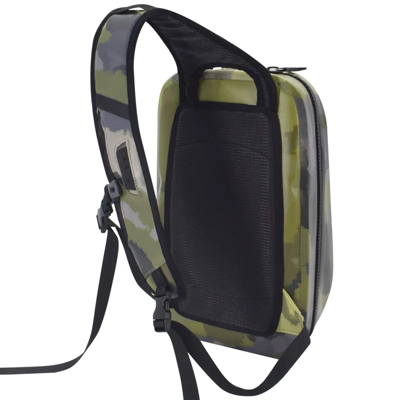 Waterproof Outdoor 500d PVC Single Sling Chest Bags Camouflage Mens Shoulder Chest Bag