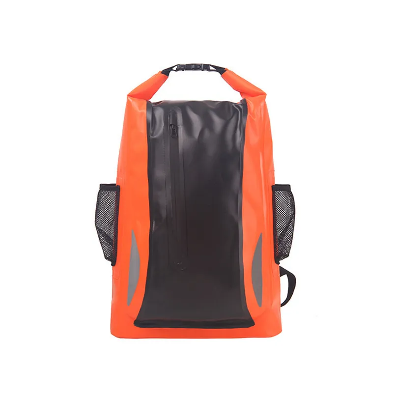 Leyi Custom Logo Unisex Patchwork Softback Hiking Backpacks Plastic Bags Wholesale Zipper Pouch Waterproof