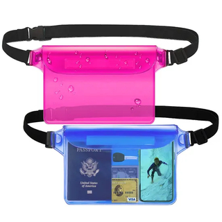 Leyi Belt Bag Waterproof Minimal Style Waterproof Waist Pouch Waterproof Beach Pouch Transparent Pouch