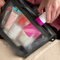 Leyi Transparent PVC Toiletry Bag Custom Travel Pouch with Logo Storage Bag Travel Waterproof Organizer Pouch