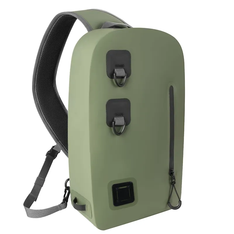 Leyi New Nature Custom Logo Fishing Rod Bag, TPU Waterproof Fly Fishing Tackle Bag Backpack Rod Fishing Bag Custom Logo