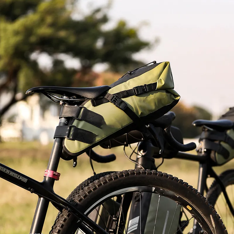 Leyi Sport Bike Cooler Bag Insulated Bike Rear Bag, Mountain Road Bike Cycling Rear Rack Trunk Bag, Dirt Bike Rear Fender Bag