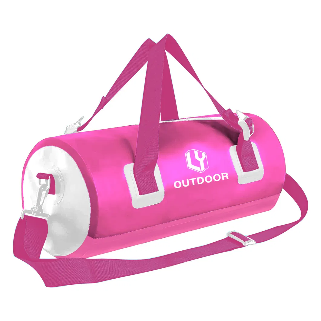 Hot Sales Wholesale Custom Fashion Logo Outdoor Sport Gym Women Mens Waterproof Travel Duffel Bag Pink