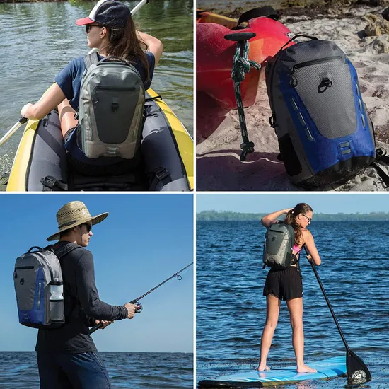 Tarpaulin Dry Bag Lightweight Waterproof Dry Backpack,