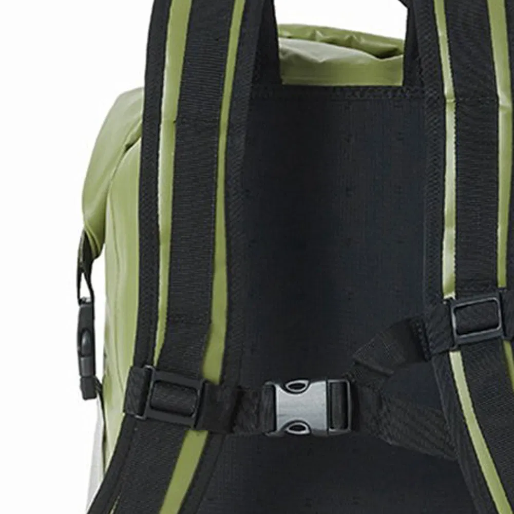 Custom Men Roll-Top Nylon Dry Bag Waterproof Backpack