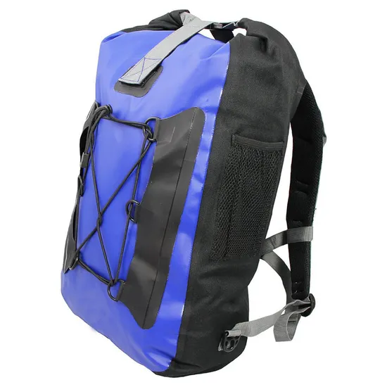 Low MOQ Waterproof PVC Dry Bags Outdoor Hiking and Camping Backpack Bags