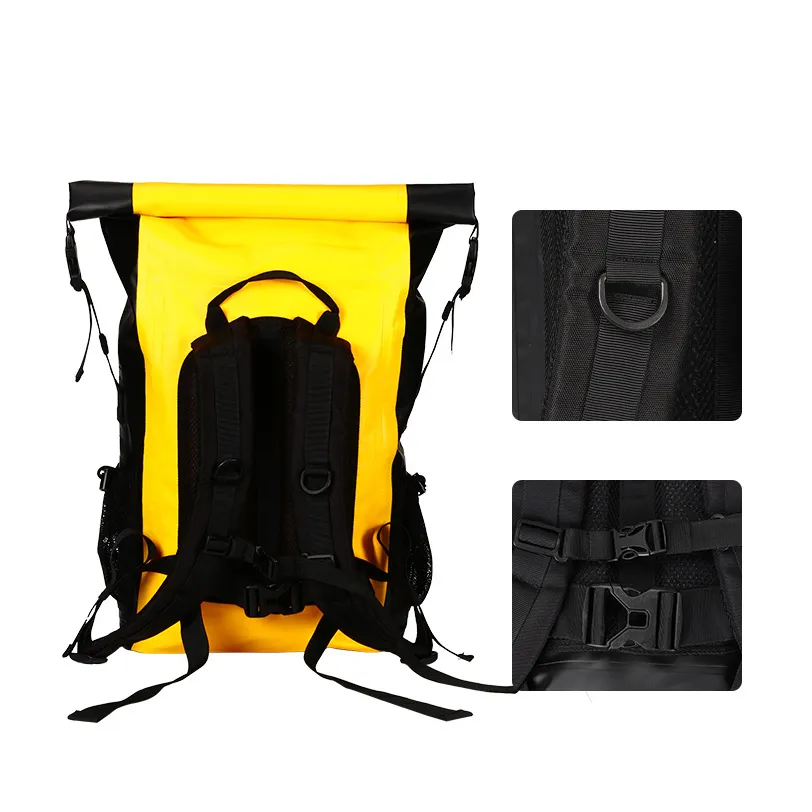 Leyi Bag 500d PVC Roll Top Custom Logo, Large Waterproof School Backpack 2023, Travel Sports Waterproof Hiking Bag Gym Bag