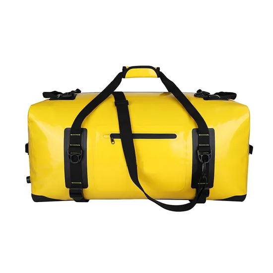 Leyi Kayaking Pack Waterproof Outdoor Camping PVC Leather Dry Duffle Traveling Bag