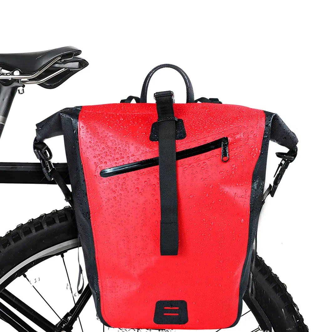Leyi Bicycle Full Waterproof Backpack Shelf Long Distance Rainproof Outdoor Bike Bag