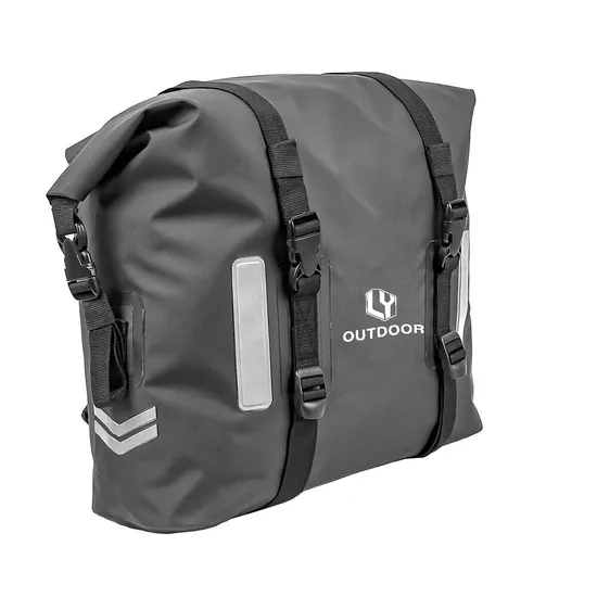 Leyi Customized Waterproof Roll Motorcycle Travel Outdoor Accessories Backpack Duffel Tail Saddle Dry Luggage Bag