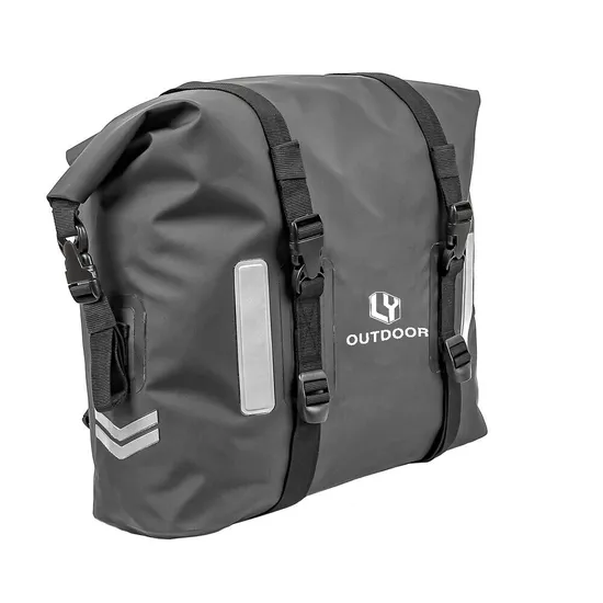 Leyi Customized Waterproof Roll Motorcycle Travel Outdoor Accessories Backpack Duffel Tail Saddle Dry Luggage Bag